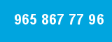 965 867 77 96 965 867 77 96